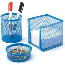 Perfore 3 Lü Masa Üstü Set, Pembe