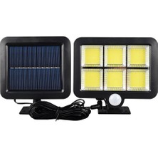 Ttt 120 Cob LED Solar Panelli 3 Modlu Duvar Lambası