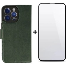 AHK Tekno Iphone 15 Pro Max Uyumlu Renkli Yumuşak Kapaklı Kılıf / Ekran Koruyucu