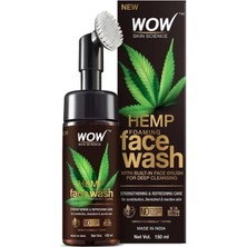 Wow Skin Science Hemp Yüz Temizleme Köpüğü-Güçlendirici Yenileyici Canlandırıcı Yüzde Doksan Sekiz D