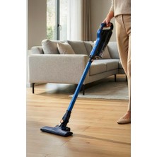 Lorenzo Slim Dikey / Pratik Elektrikli Süpürge Kablolu Hepa Filtre Prusya Mavi