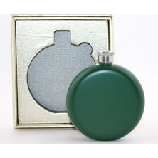 Ttt Paslanmaz Çelik Yuvarlak Matara 5 Oz Yeşil Renk