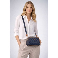 Farbag Nakışlı 4 Gözlü Kadın Omuz Çantası