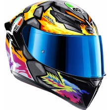 Agv K1 S Bezzecchi Kapalı Kask-Mavi Vizör