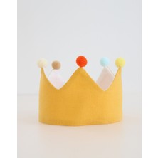 Lollie Doğum Günü Tacı, Unisex Kız Erkek Bebek Çocuk, Hediye Kutulu