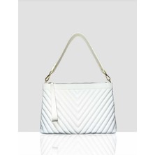 Farbag Siyah Nakışlı Suni Deri Portföy ve Omuz Çantası