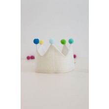 Lollie Doğum Günü Tacı, Unisex Kız Erkek Bebek Çocuk