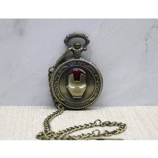 Ttt Iron Man Tasarımlı Köstekli Saat