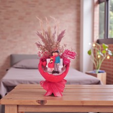 Nadire Tasarım Kırmızı  Saksıda Seni Seviyorum Teraryum