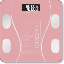 Ttt Pembe Renk Bluetooth Özellikli Akıllı Tartı