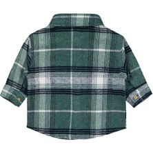 Civil Baby Oduncu 6-18 Ay Gömlek - Yeşil 6-9 Ay