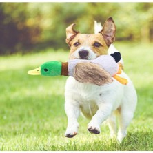 Ttt Sesli Ördek Şekilli Peluş Köpek Oyuncağı