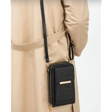 Farbag Suni Deri Omuz Askılı Telefon Çantası