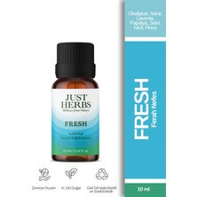 Just Herbs Fresh Uçucu Yağ Karışımı 10 ml %100 Saf ve Doğal