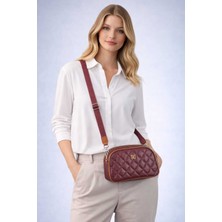 Farbag Nakışlı 4 Gözlü Kadın Omuz Çantası