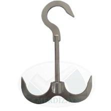 Paslanmaz Et Asma Dönerli Kanca 5'li Set