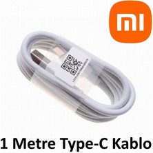 Day Xiaomi Orijinal Type-C USB Kablo Beyaz Renk Garantili