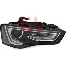 Tyc Audi A5 Ön Far Elektrikli Motorlu Ledli Gündfar Sağ 2011-2012 (Oem No:  8T0941044)