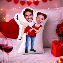 Pandart Sevgililer Gününe Özel Minik Sevgilim Fotoğraflı Yastık