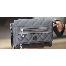 Farbag Ayarlanabilir Askılı Elit Kabartma Kapitone Kadın Çapraz Çanta