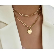 Hediye Shop Kişiye Özel Isim Yada Harf Yazılabilir Ayetel Kürsi Dualı Altın Kaplama Kolye