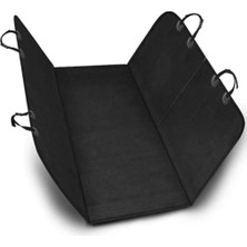 Araba Araç Koltuk Örtüsü Evcil Hayvan Su Kir Toz Koruyucu Koltuk Şiltesi (Siyah)