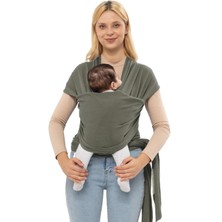 Noone Wrap Sling - Esnek Bebek Taşıma Şalı - Yenidoğan Bebeklerin Ihtiyacı Olan Ten Teması ve M Pozi