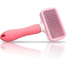 Ozzyes Kedi Köpek Tarağı Tüy Temizleme Otomatik Temizlenen Tüy Tarağı Kendi Kendini Temizleyen Masaj