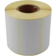 , Hazır Al Eko Termal Etiket 80MM x 40MM Ruloda 1000 Adet 40MM Kuka Çapında Direk Termal Transfer Et