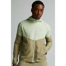 Nike Air Water Repellent Packable Hoodie Jacket Erkek Kapüşonlu Çanta Olabilen Suitici Spor Ceket Haki