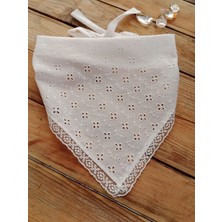 Mufin Collection Bağcıklı Dantel Fisto Bandana |  El Yapımı