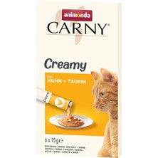 Animonda Carny Creamy Kedi Atıştırmalığı (6 x 15 G), Birinci Sınıf Kedi Atıştırmalığı, Iddialı Gurme