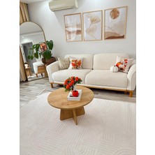 Gülcem Home Andromeda Türkeri, Truva Ipeksi Yün Tuşeli Triko Akrilik Oturma Odası ve Salon Halısı