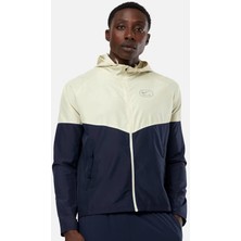 Nike Air Water Repellent Packable Hoodie Jacket Erkek Kapüşonlu Çanta Olabilen Suitici Spor Ceket Lacivert