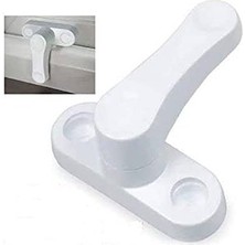 5 Adet Alarmli Pvc Kapi Pencere Emniyet Guvenlik Kilidi Beyaz