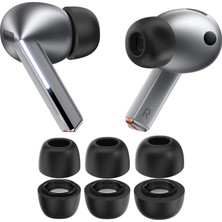 Galaxy Buds 3 Pro Için Yedek Kulaklık Uçları Aynı Boyutta 3 Çift Gürültü Yalıtımı Sağlayan Kulağa Ot