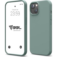 Babilden iPhone Kılıf Ince Sıvı Silikon 3 Katmanlı Tam Kaplamalı Yumuşak Jel Kauçuk Kılıf Kapak (Iph