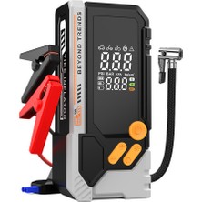 Matechno Şarjlı 12.000 Mah Taşınabilir Çanta Araç Akü Şarj Takviyeli Powerbankli Işıklı Hava Kompresörü