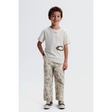 Nk Erkek Çocuk Aragorn Tshirt 4-8 Yaş Krem-Haki