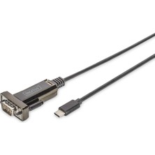 Dıgıtus USB Seri Adaptör - RS232 Dönüştürücü - USB 2.0 Tip C - Dsub 9m - Ftdı FT232RL Yonga Seti - 1