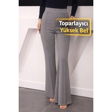 Yüksek Bel Ispanyol Paça Tayt Pantolon