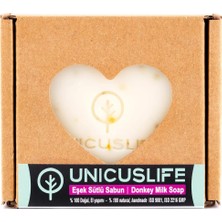 Unicuslife% 100 Saf Doğal Eşek Sütlü Sabun, Katkısız, Soğuk Işlem, (Içeriğinebak) 100 gr