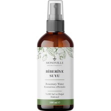 Monoville Biberiye Suyu 100 ml Cam ŞIŞE%100 Saf ve Doğal (Rosemary Water)