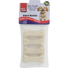 Beyaz Pres Kemik 7,5 Santimetre 4’lü 100 Gram Köpek Ödül Maması