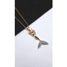 Serenity Deniz Kızı Figür Çelik KOLYE02