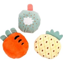 Peluş Doldurulmuş Meyve Kedi Oyuncağı 8 cm