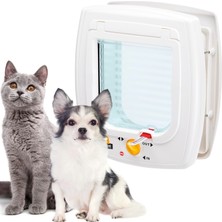 Swıng 5 Kedi-Köpek Kapısı, Beyaz, 13,5X13,7, Standard