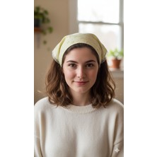 Mufin Collection Bağcıklı Dantel Fisto Bandana |  El Yapımı