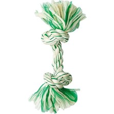 Karlie Stres Ipi Naneli, Köpek Oyuncağı, Beyaz/yeşil, 48 cm