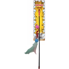 Catmozz Fırıldak Kedi Oyuncağı Oltası 45 cm